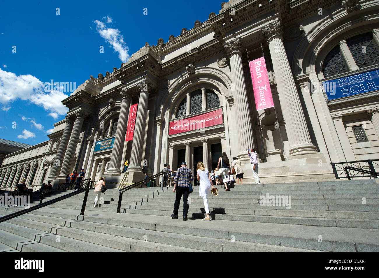 Metropolitan museo di arte ingresso, New York Foto Stock