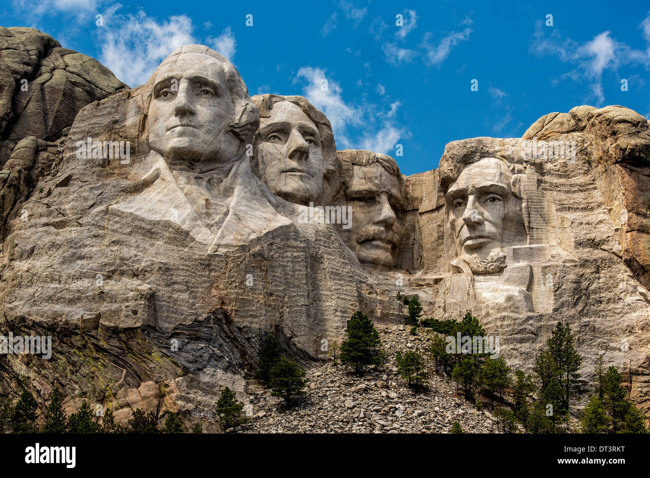 Mt. Rushmore National Memorial, il Dakota del Sud Foto Stock