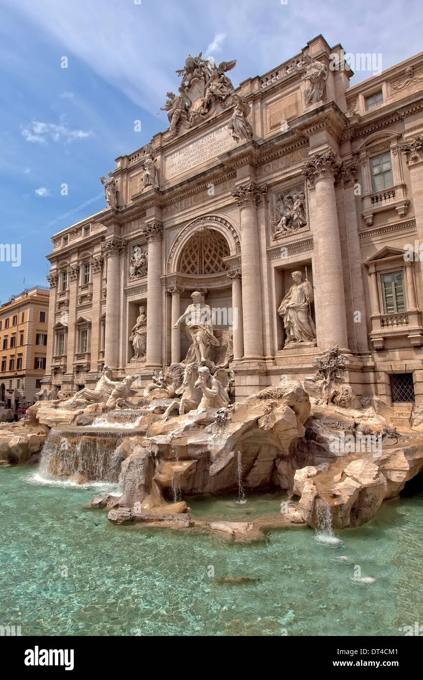 Fontana di Trevi a Roma, Italia Foto Stock