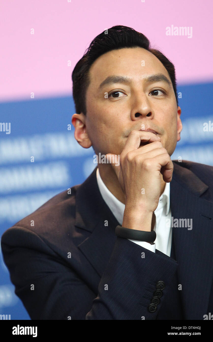 Berlino, Germania. 8 Feb 2014. Attore Daniel Wu partecipa a una conferenza stampa per promuovere il film 'quel demone nell' Al sessantaquattresimo Berlinale Festival Internazionale del Cinema di Berlino, Germania, il 8 febbraio 2014. Credito: Zhang ventola/Xinhua/Alamy Live News Foto Stock