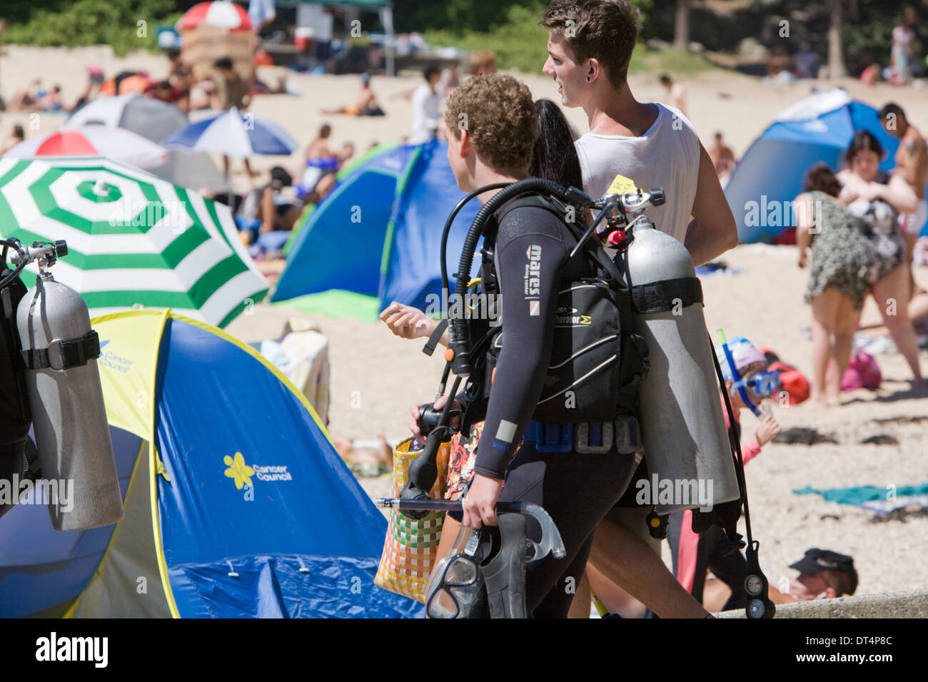 Subacqueo a shelly beach,manly,Sydney , Australia Foto Stock
