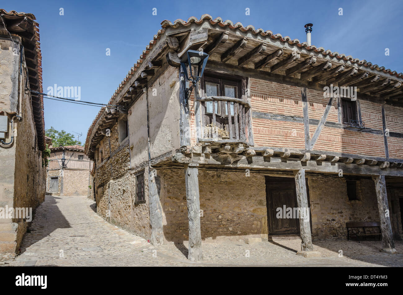 Medievall house di Calatañazor, Spagna Foto Stock