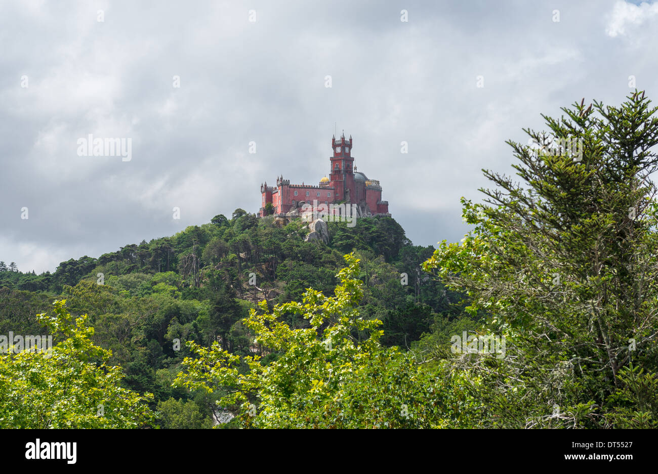La pena Palazzo Nazionale (Palacio da Pina) a Sintra, Portogallo Foto Stock