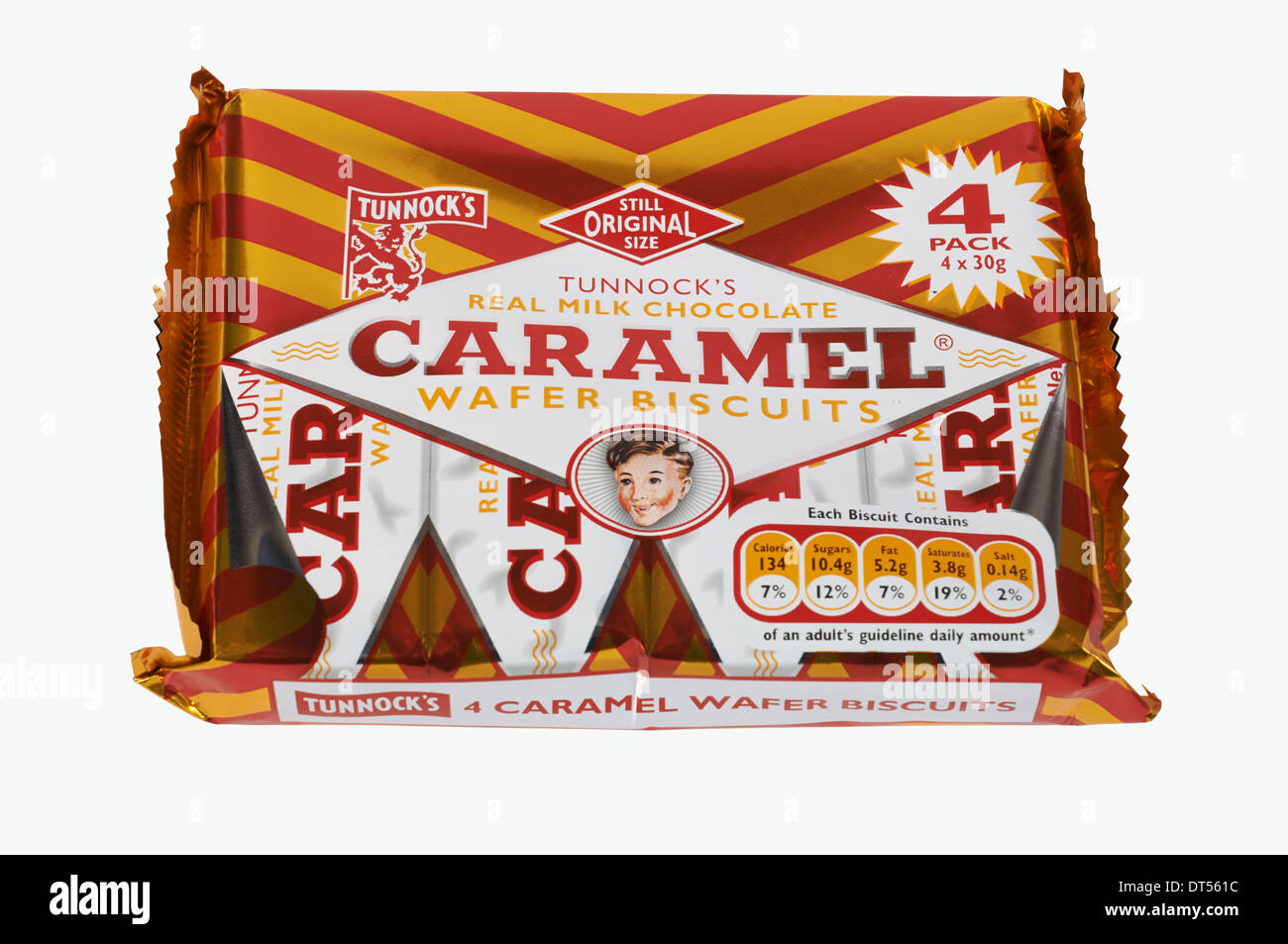 Tunnocks biscotti al caramello Foto Stock