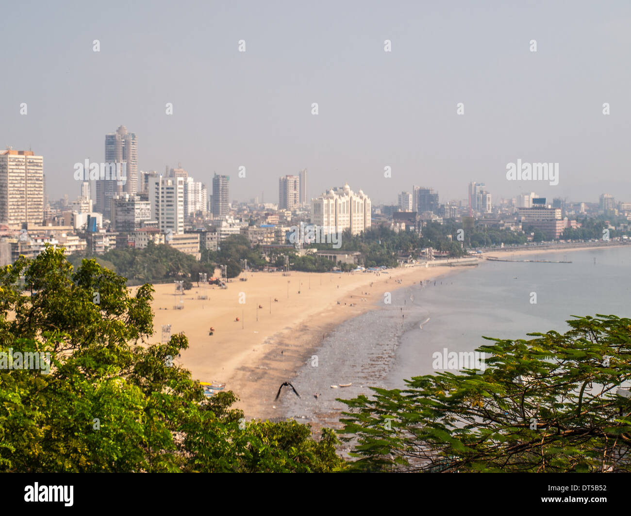 Mumbai vista costiera Foto Stock