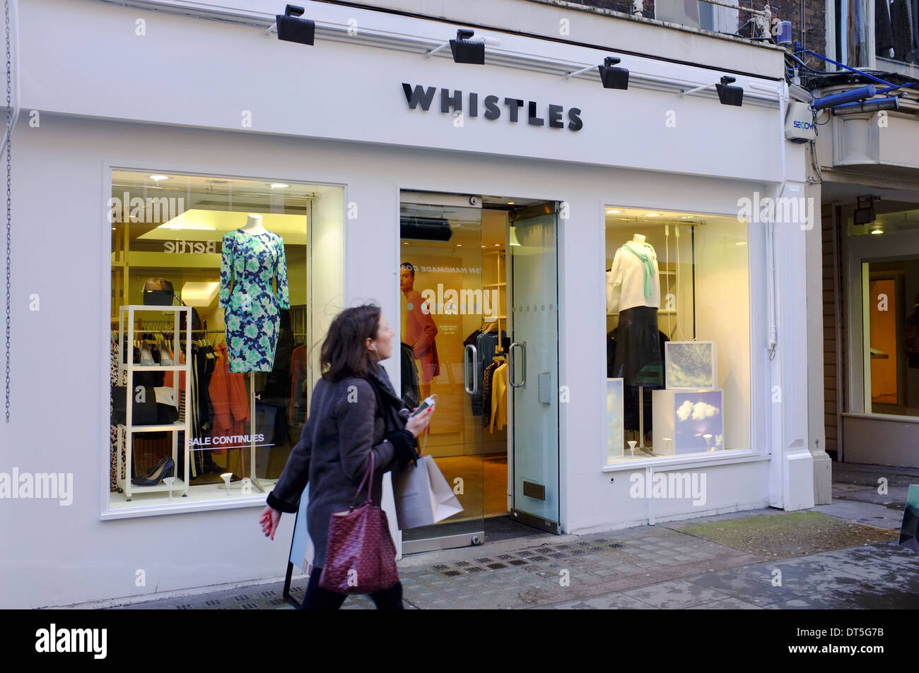 Fischietti designer fashion store a Londra Foto Stock