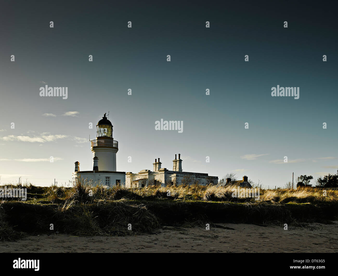 Chanonry Point lighthouse, Scotland, Regno Unito Foto Stock