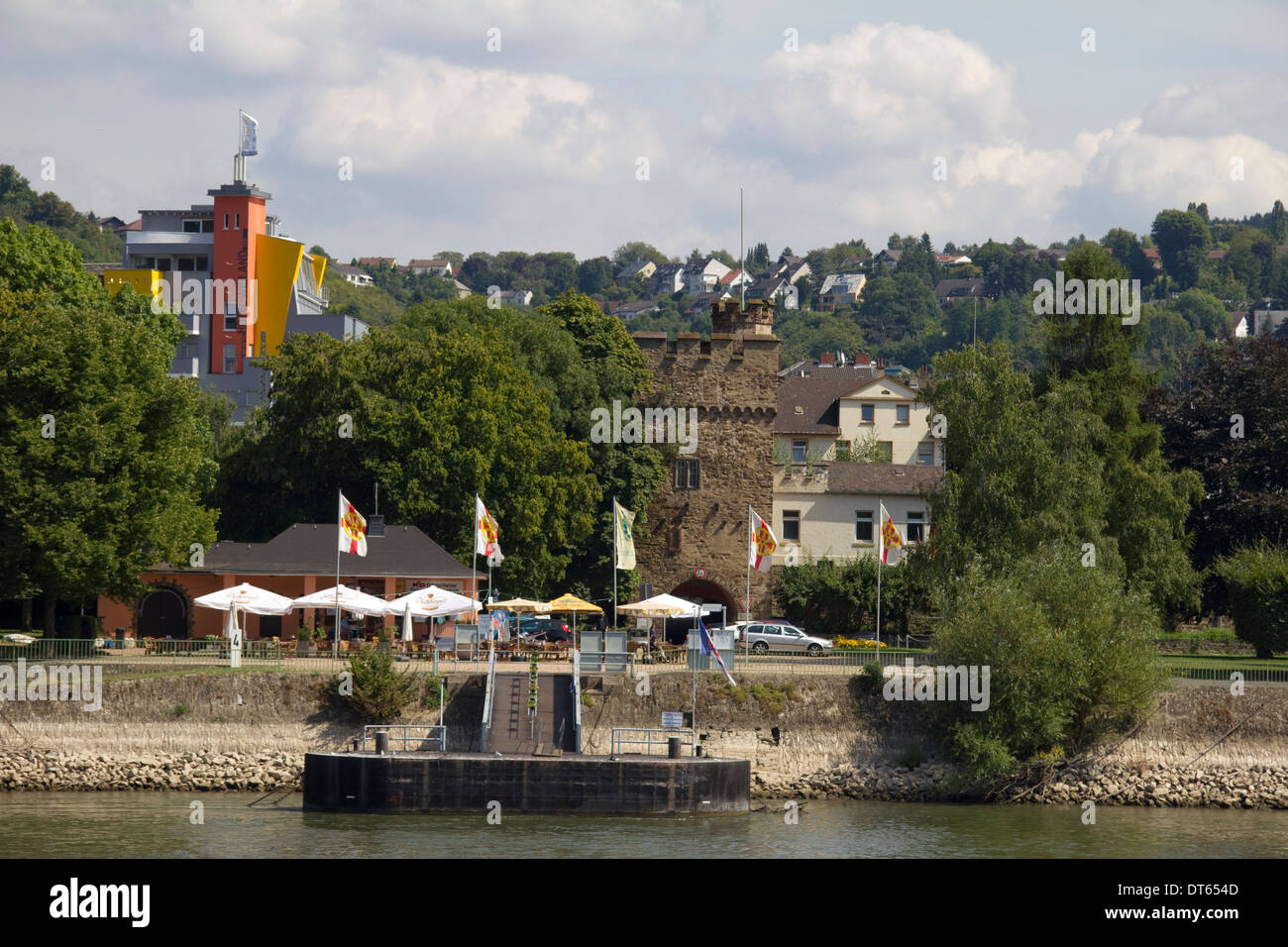 Lahnstein nella Valle del Reno, Germania Foto Stock