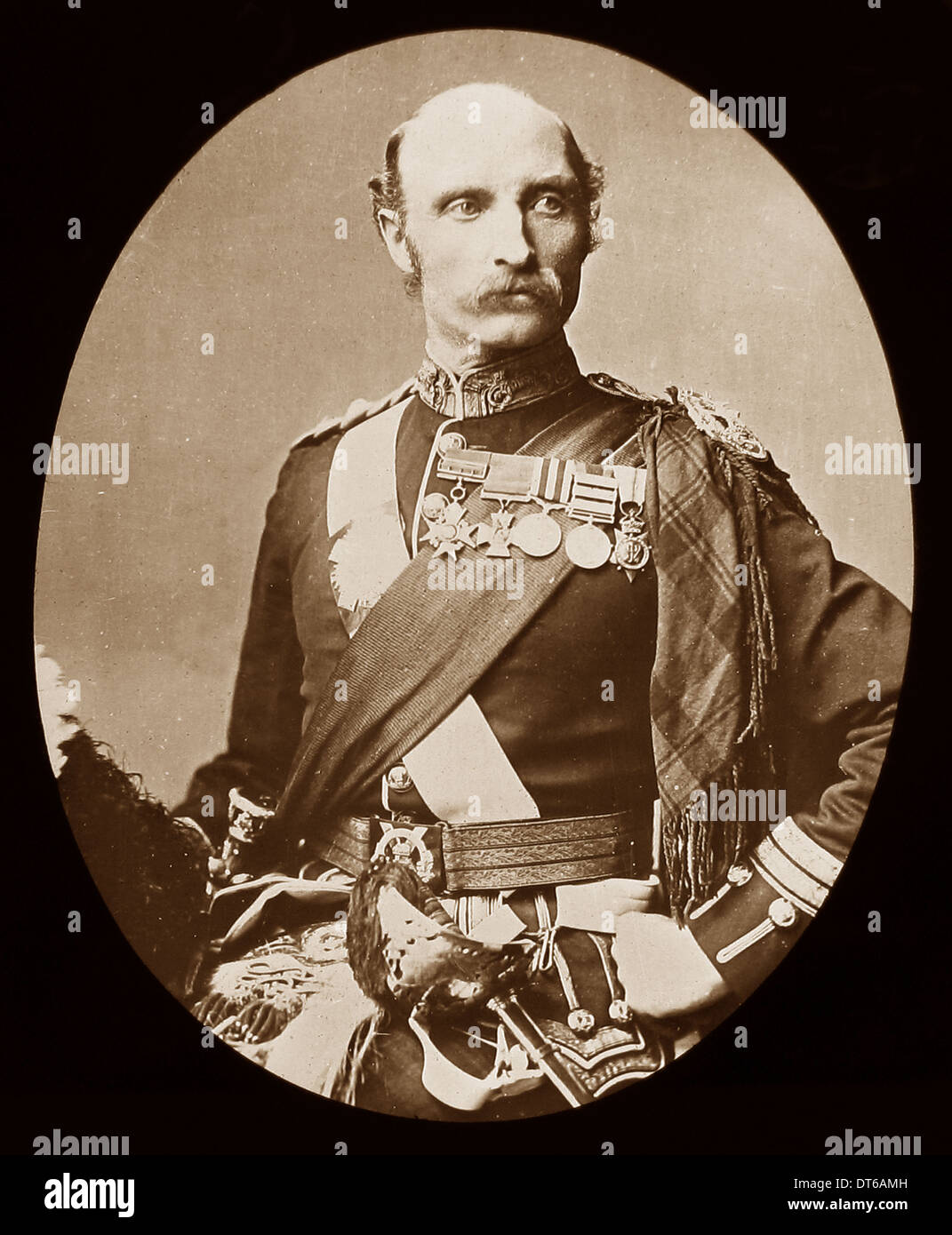 Sir George Stuart White VC periodo Vittoriano Foto Stock