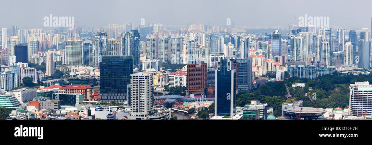 Paesaggio urbano, Singapore Foto Stock