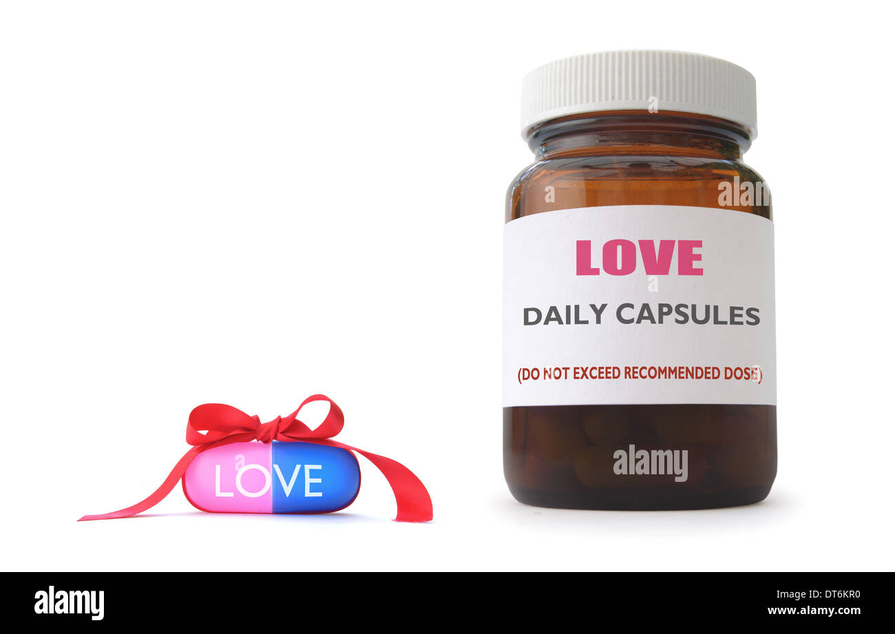 Amore nel quotidiano il concetto di dose Foto Stock