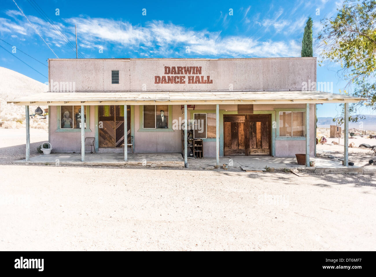 Edificio in Darwin, California Foto Stock