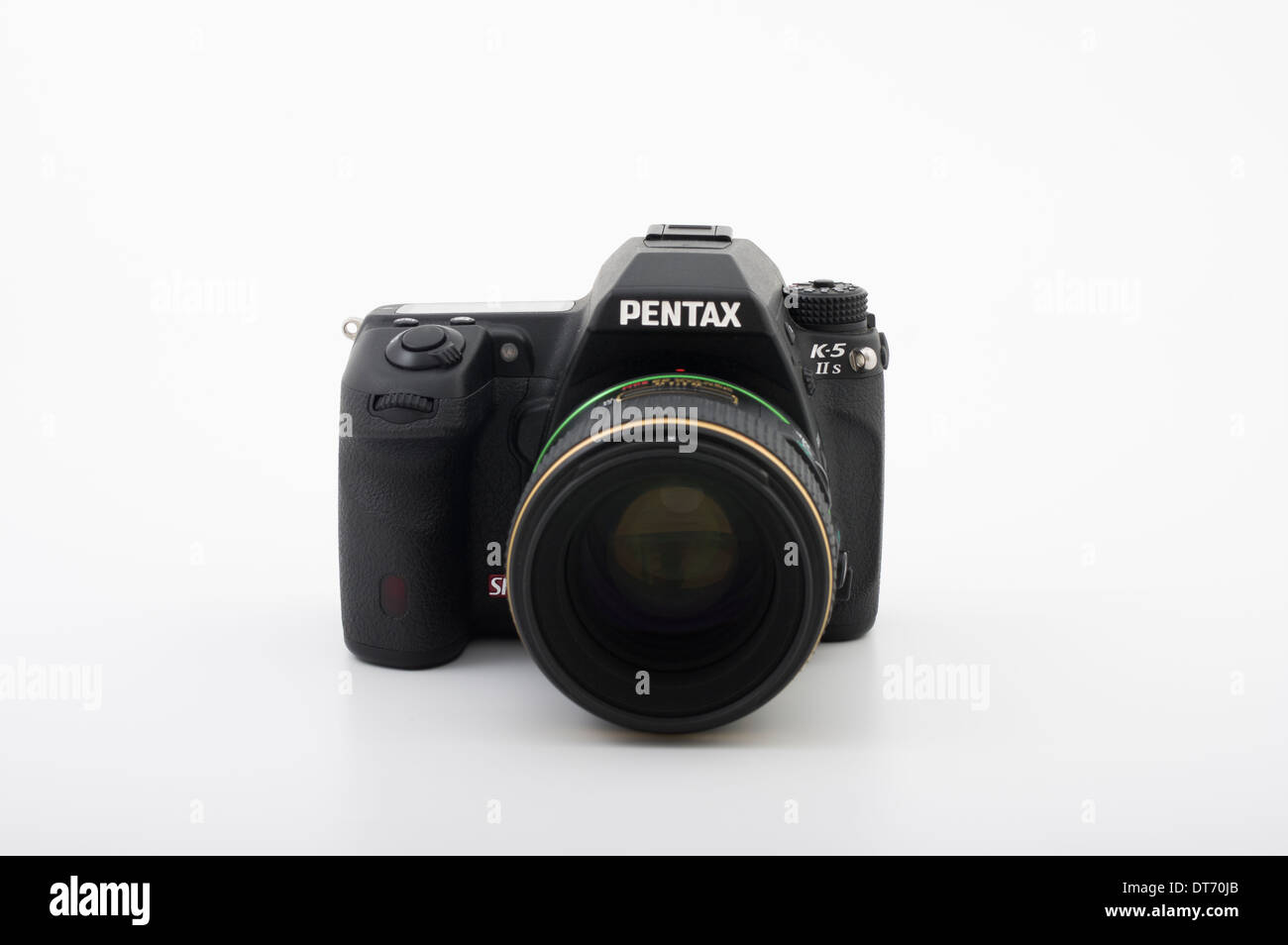 Pentax K-5 IIs fotocamera reflex digitale con 55mm 1.4 lente primaria Foto Stock