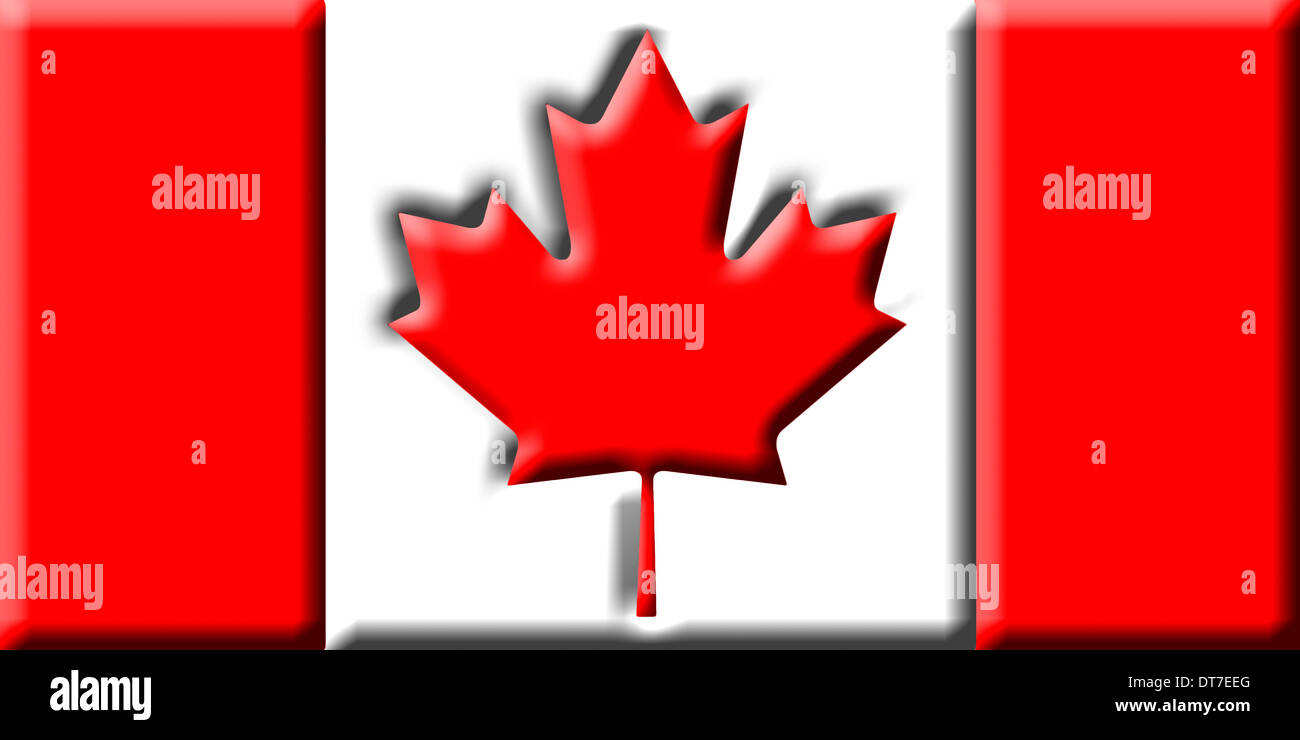 Canada - bandiera nazionale Foto Stock