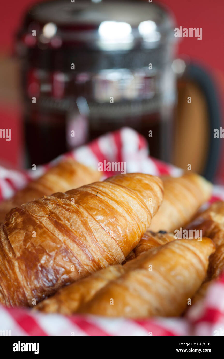 Cornetti per la prima colazione Foto Stock