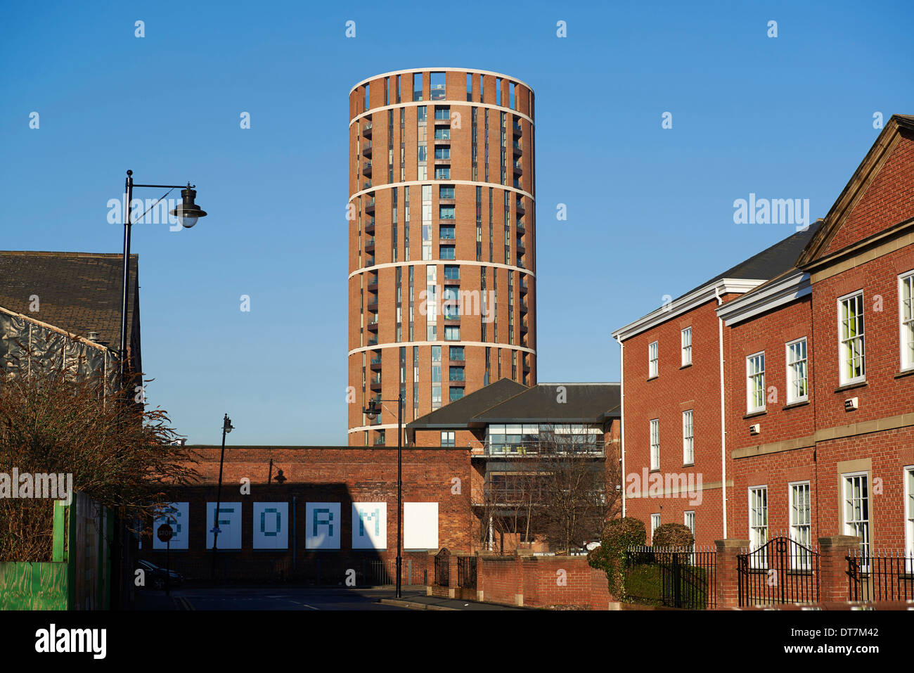 Candela House Granary Wharf Leeds, un premiato lo sviluppo residenziale nel centro della citta', West Yorkshire Regno Unito Foto Stock