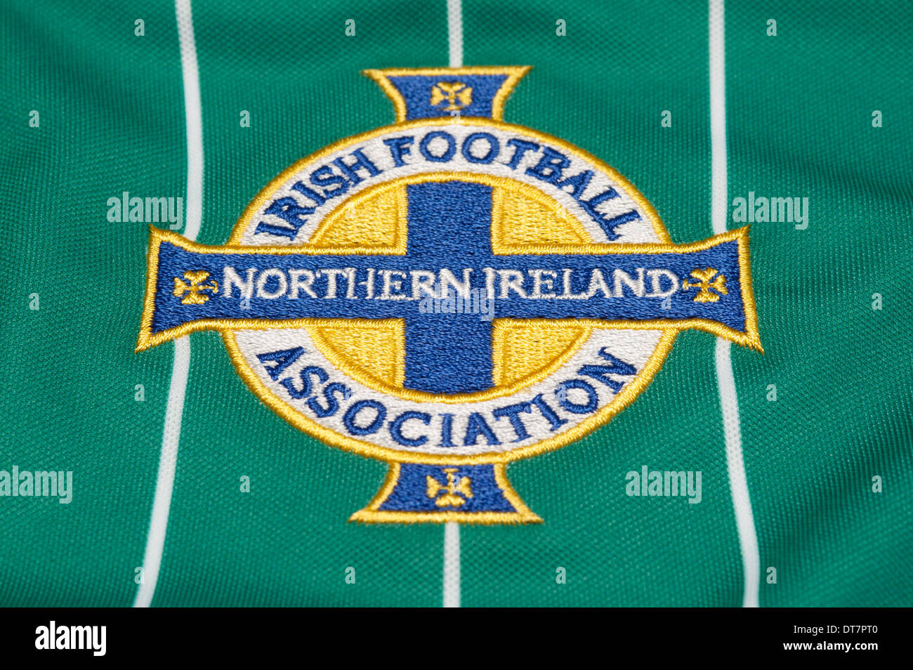 Close up dell'Irlanda del Nord nazionale di calcio kit Foto Stock