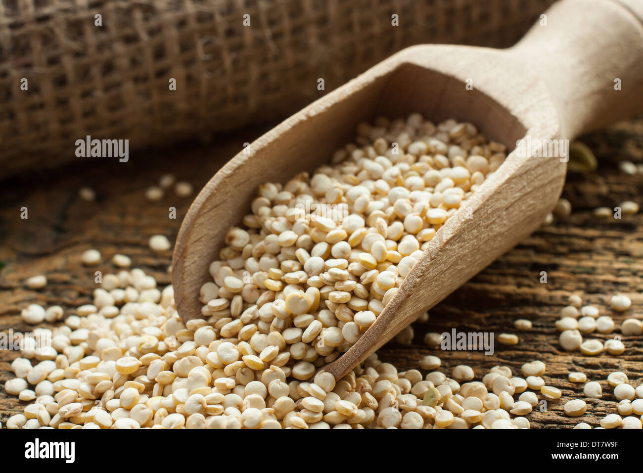 Quinoa sano - senza glutine semi Foto Stock