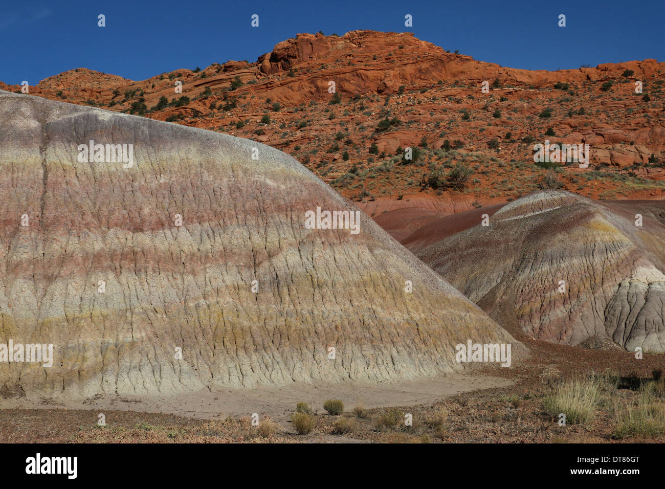 Vermilion Cliffs National Monument in Arizona, erodendo la roccia erosione s Foto Stock