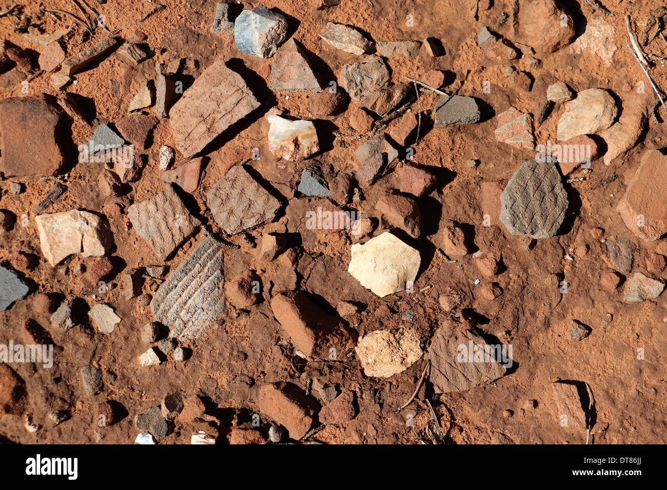 Cocci rotti West panchina Pueblo, Vermilion Cliffs National Monument in Arizona, Foto Stock