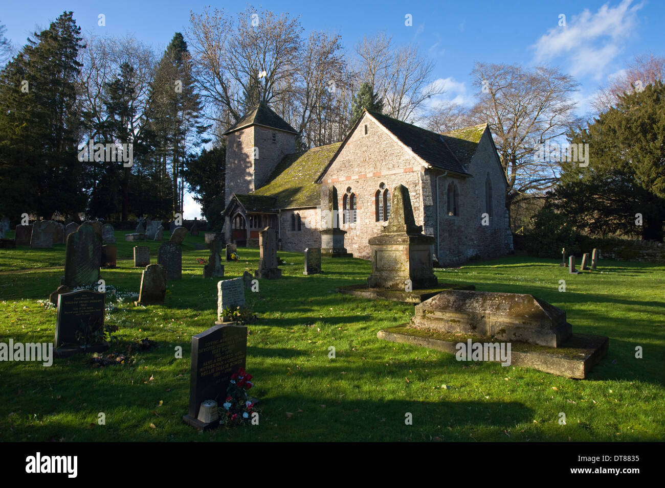 Chiesa di St Mary Sarnesfield Herefordshire England Regno Unito Foto Stock