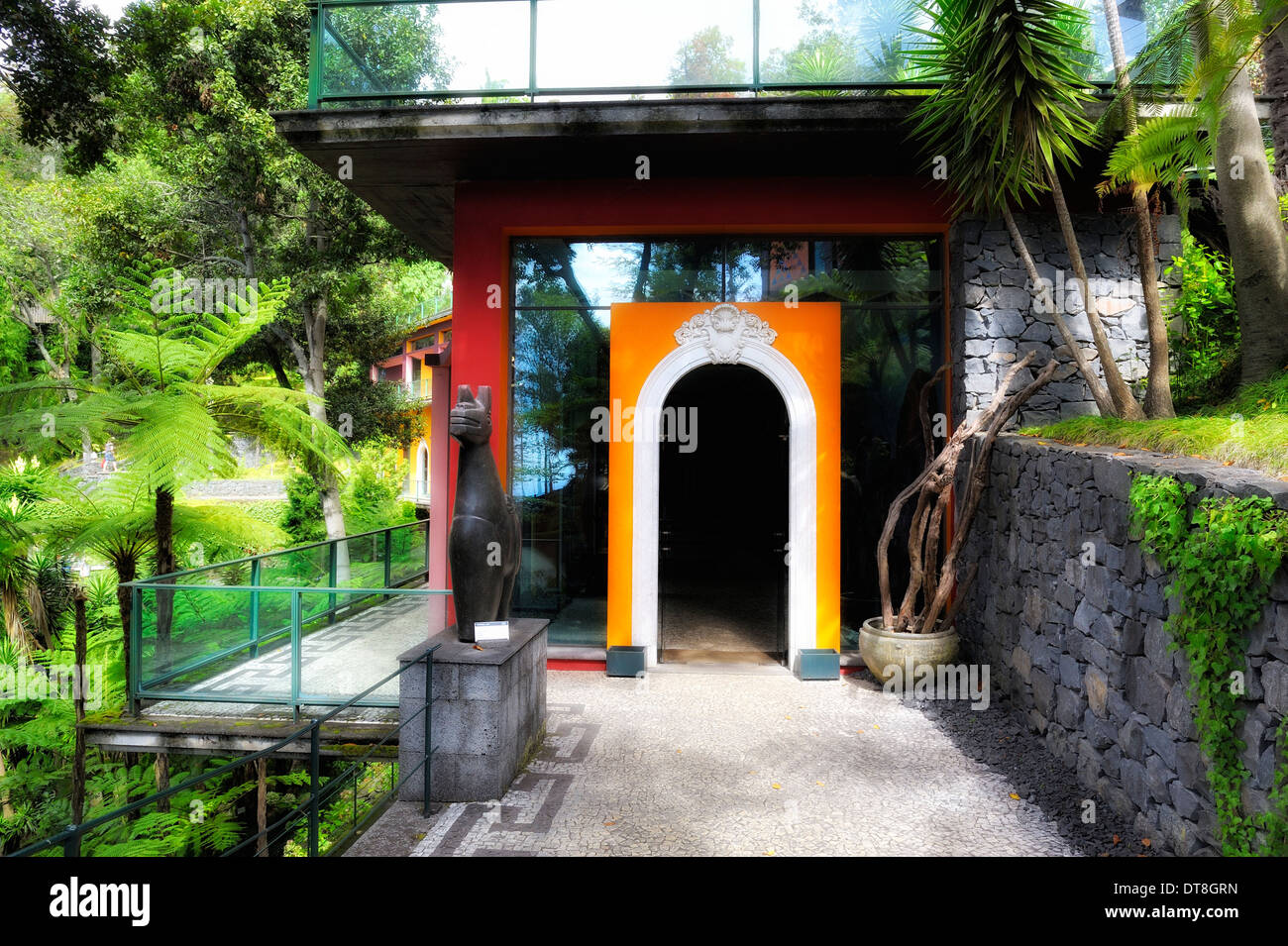 Monte Palace giardini tropicali Madeira Portogallo Foto Stock