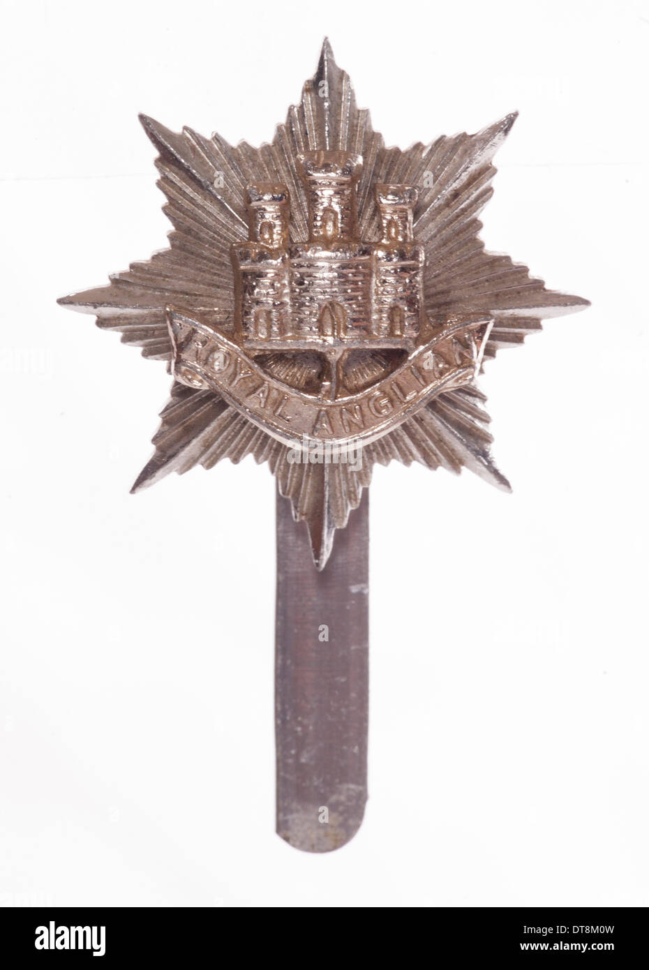 Royal Anglian cappuccio ritaglio di badge Foto Stock