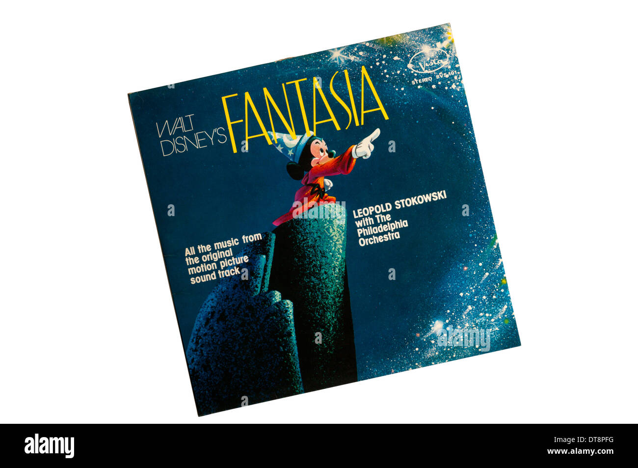 La musica dal 1940 film di Walt Disney Fantasia rilasciato come versione stereo da Buena Vista record. Foto Stock