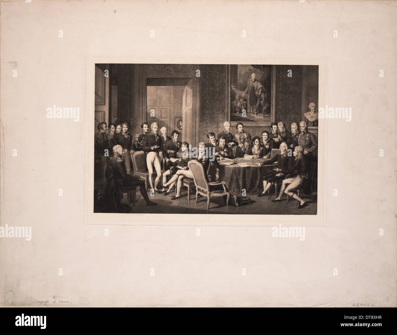 Il Congresso di Vienna, c. 1815. Artista: Isabey, Jean-Baptiste (1767-1855) Foto Stock