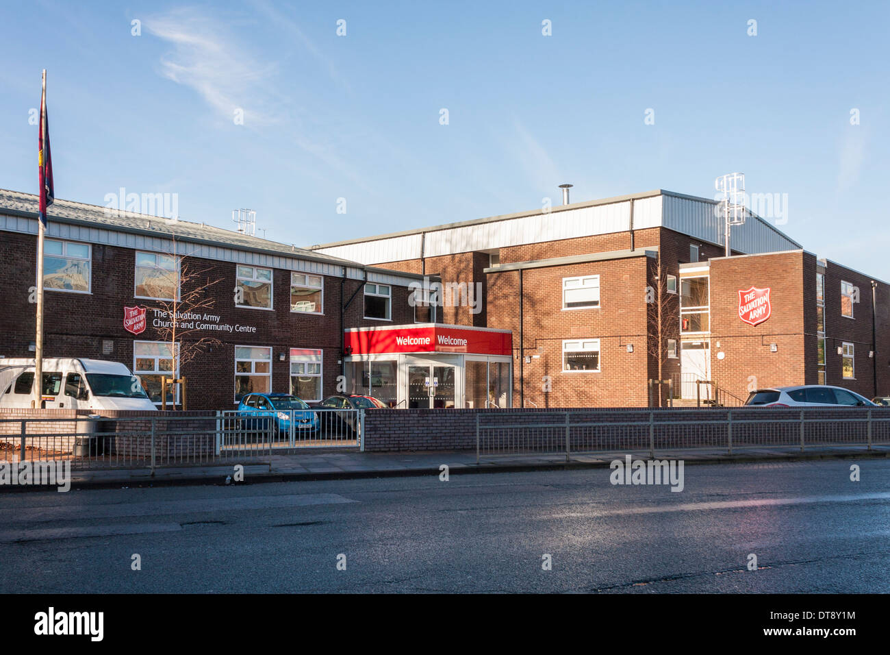 Esercito della salvezza chiesa e comunità centro Reading, Berkshire, Inghilterra, GB, UK. Foto Stock