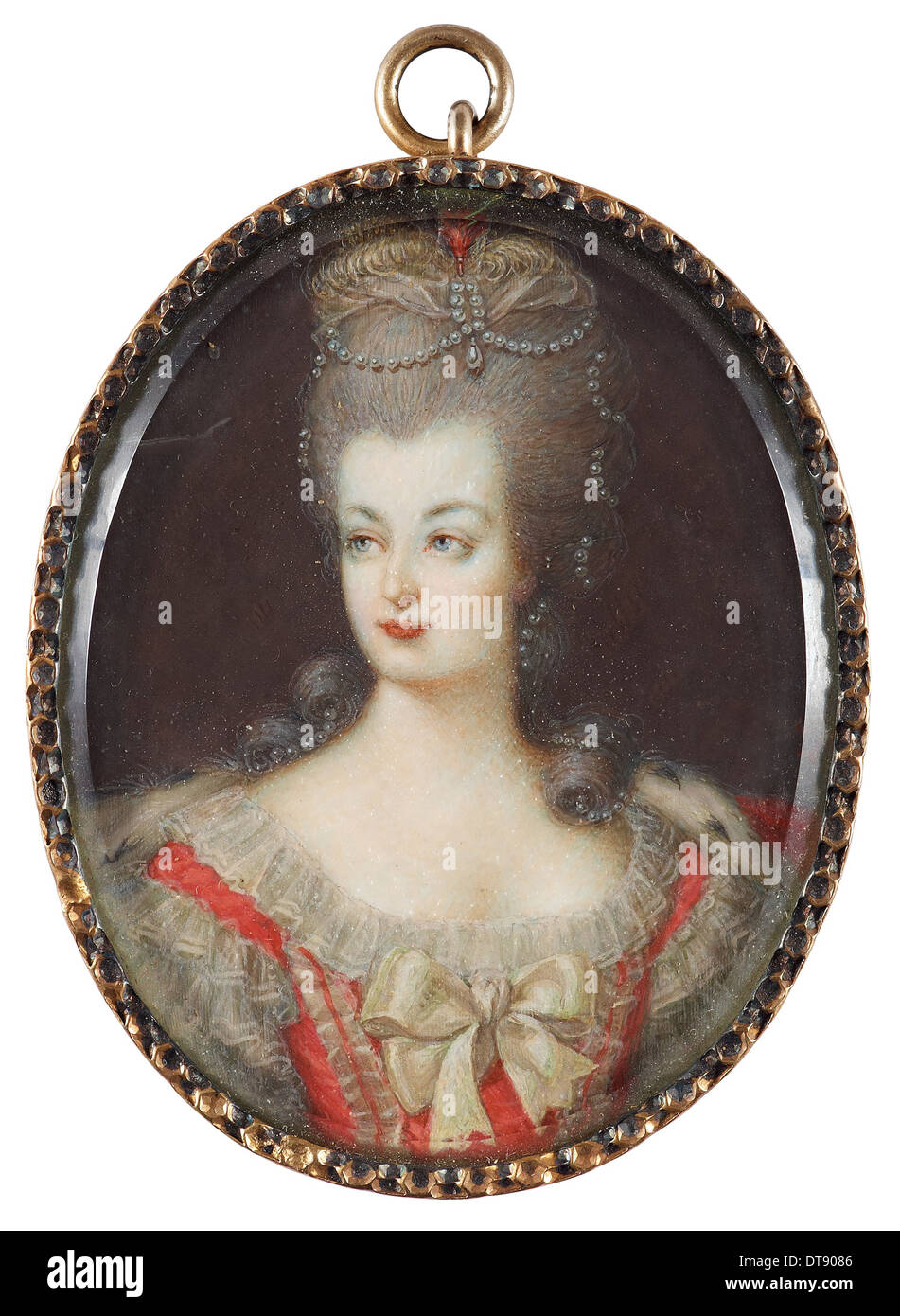 Ritratto della regina Maria Antonietta di Francia (1755-1793), metà del XVIII sec.. Artista: Anonimo Foto Stock