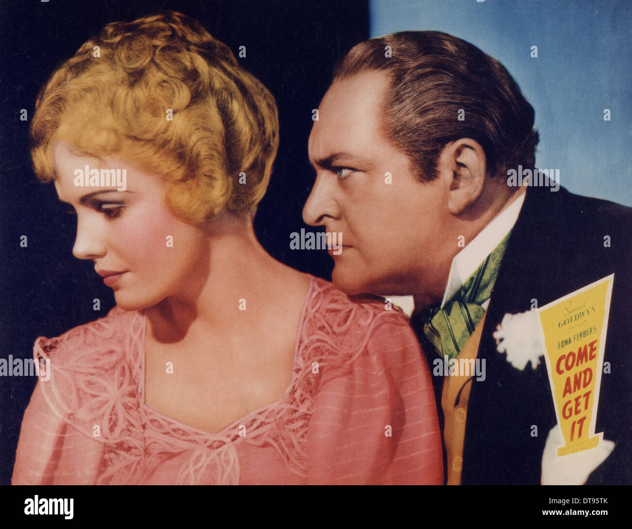 Venite e GET IT 1936 MGM film con Frances Farmer e Edward Arnold Foto Stock