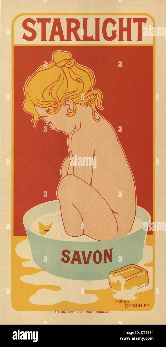 Starlight Il Savon, 1899. Artista: Meunier, Henri Georges (1873-1922) Foto Stock