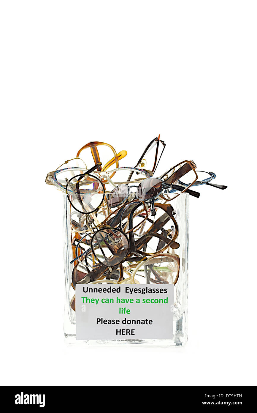 OCCHIALI DA VISTA Foto Stock