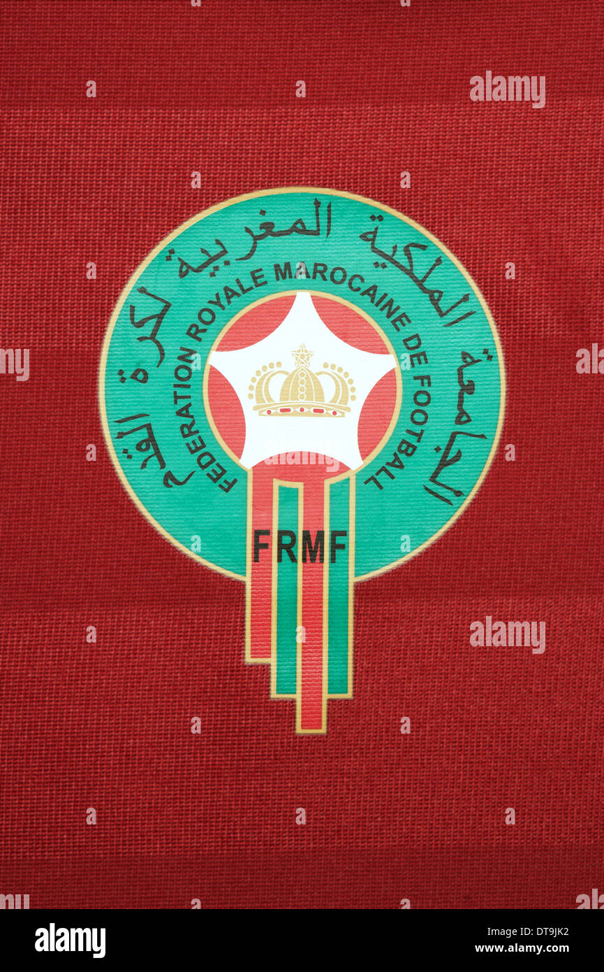 Chiusura del cittadino marocchino Football kit squadra Foto Stock