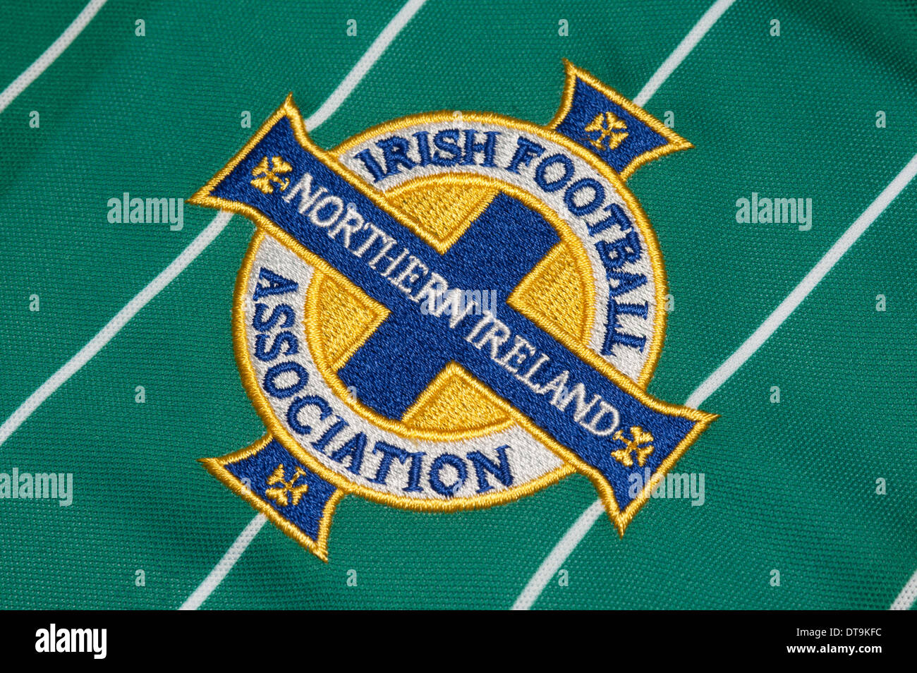 Close up dell'Irlanda del Nord nazionale di calcio kit Foto Stock