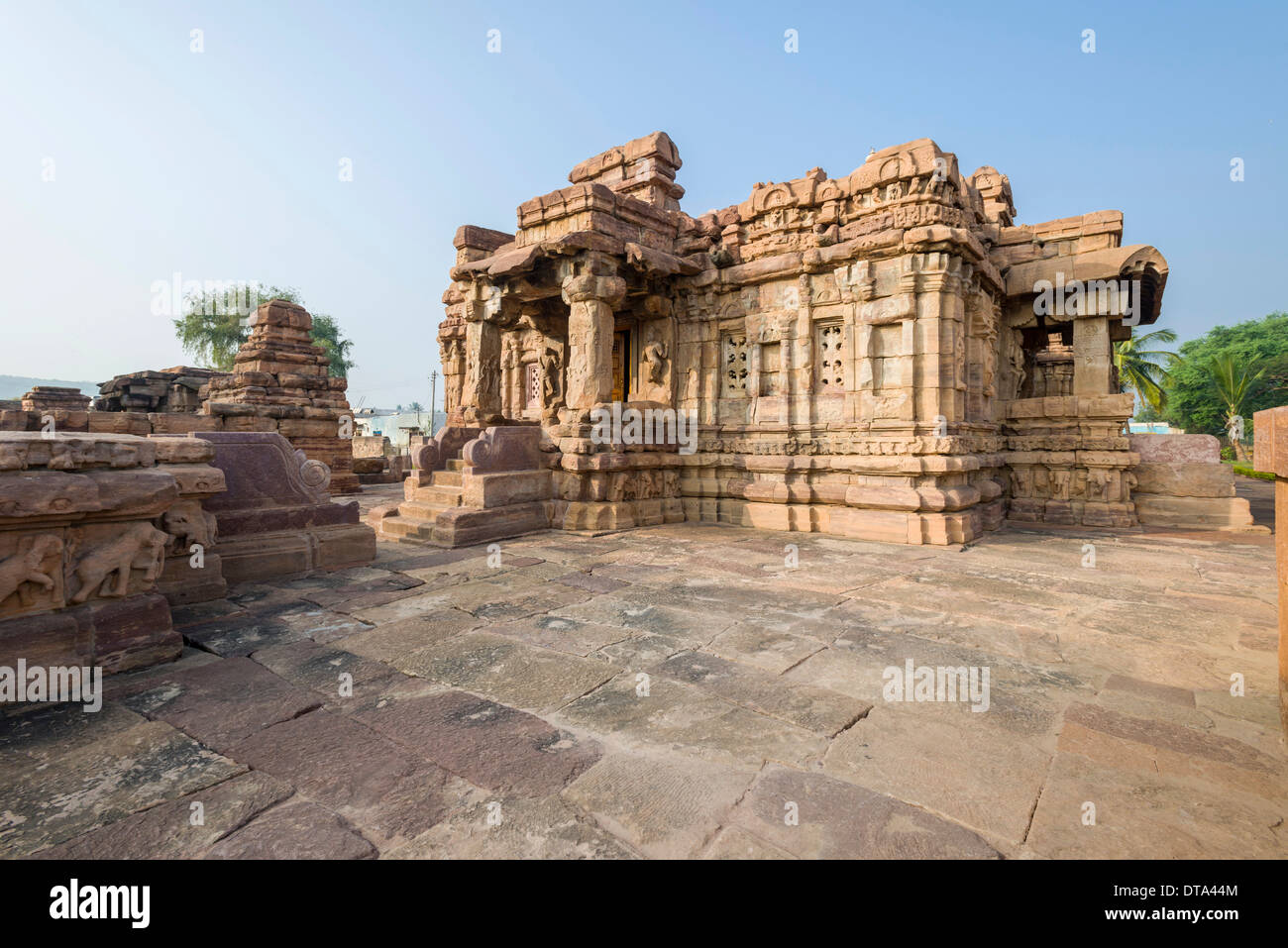 Tempio Virupaksha, Sito Patrimonio Mondiale dell'UNESCO, Hampi, Karnataka, India Foto Stock