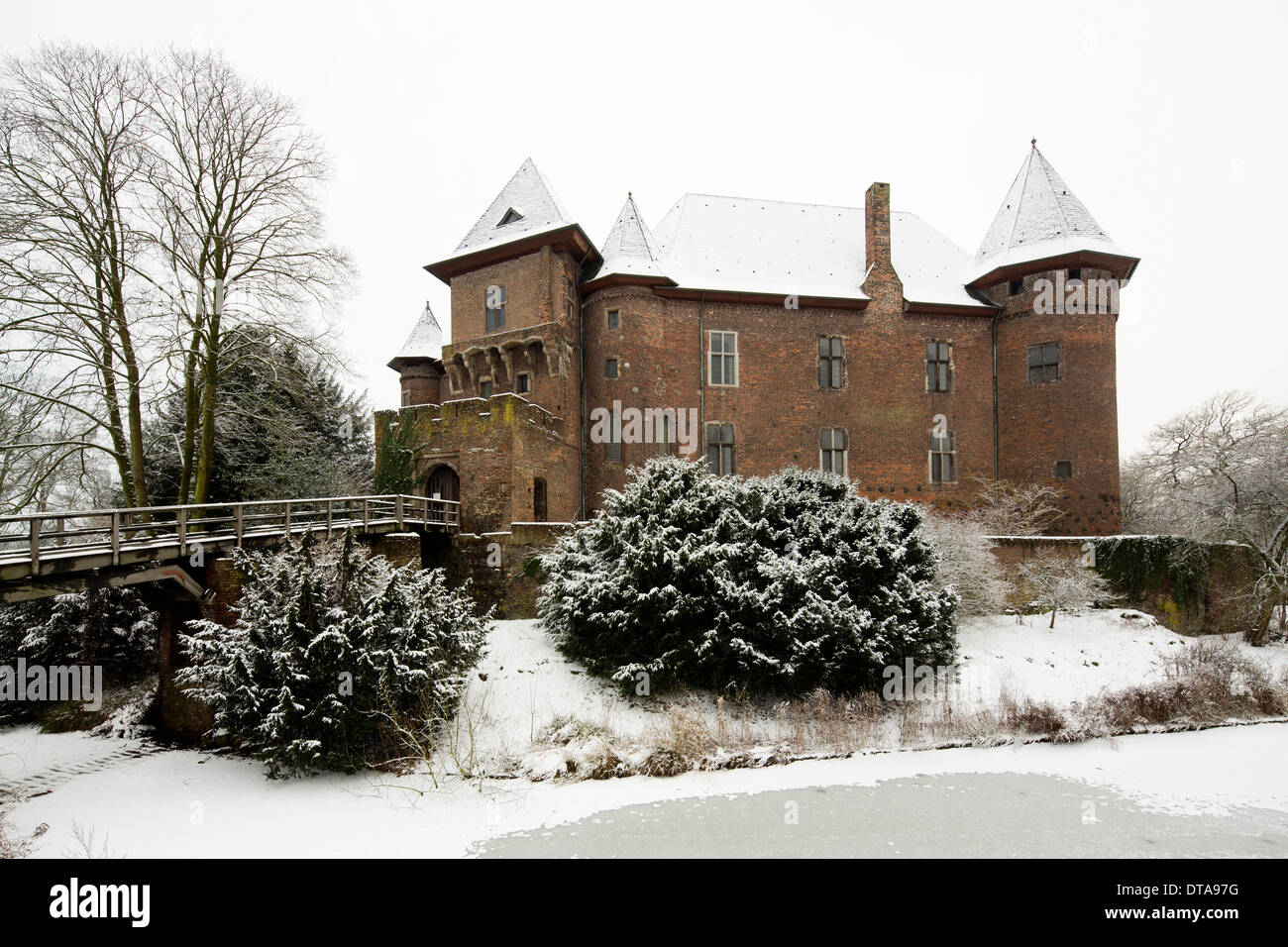 Krefeld, Burg Linn Foto Stock