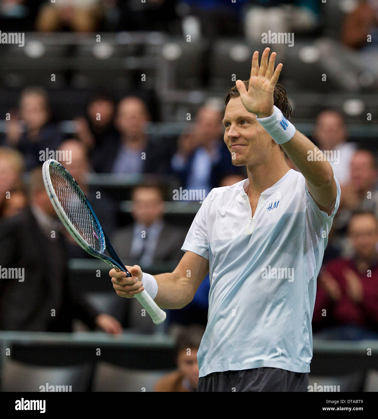 Tomas BERDYCH(TSJ) celebra dopo la sconfitta Nicolas MAHUT foto:Tennisimages/Henk Koster/Alamy Live News Foto Stock