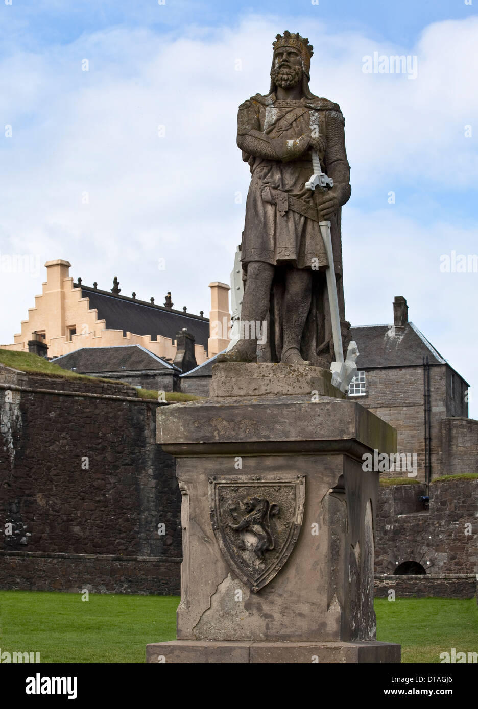 Stirling, Burg Castello di Stirling, William Wallace Denkmal Foto Stock