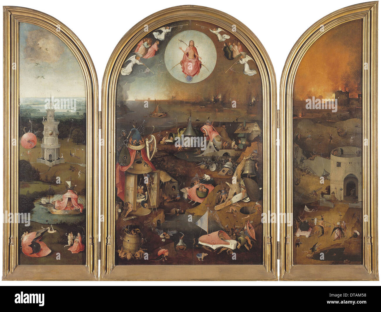 L'ultima sentenza, 1490-1510 ca. Artista: Bosch Hieronymus (c. 1450-1516) Foto Stock