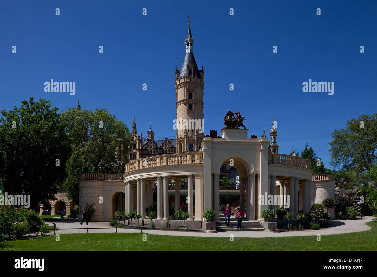 Schwerin, Schloß, Umbau 1843-58 Foto Stock