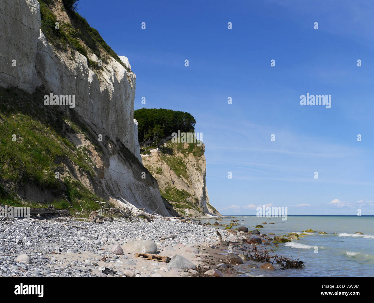 Møns Klint, Danimarca Foto Stock