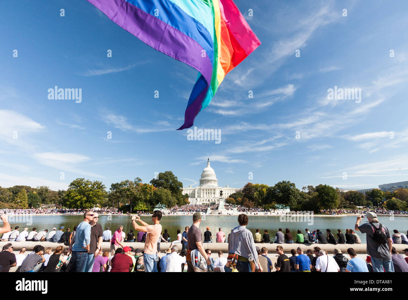 Gay Pride Festival in Washington, DC Foto Stock