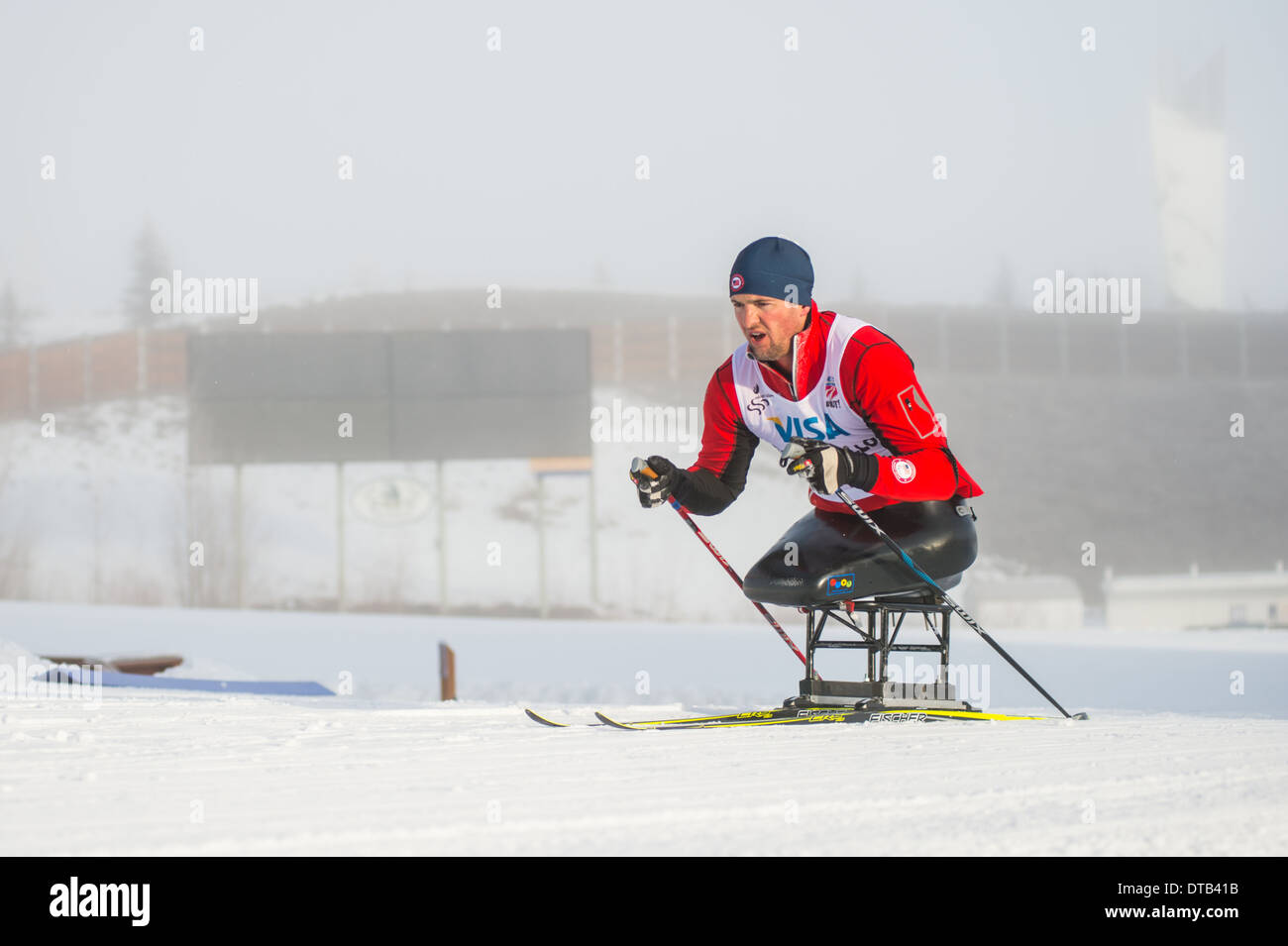 2014 U.S. Paralimpiadi Sci Nordico i cittadini Foto Stock