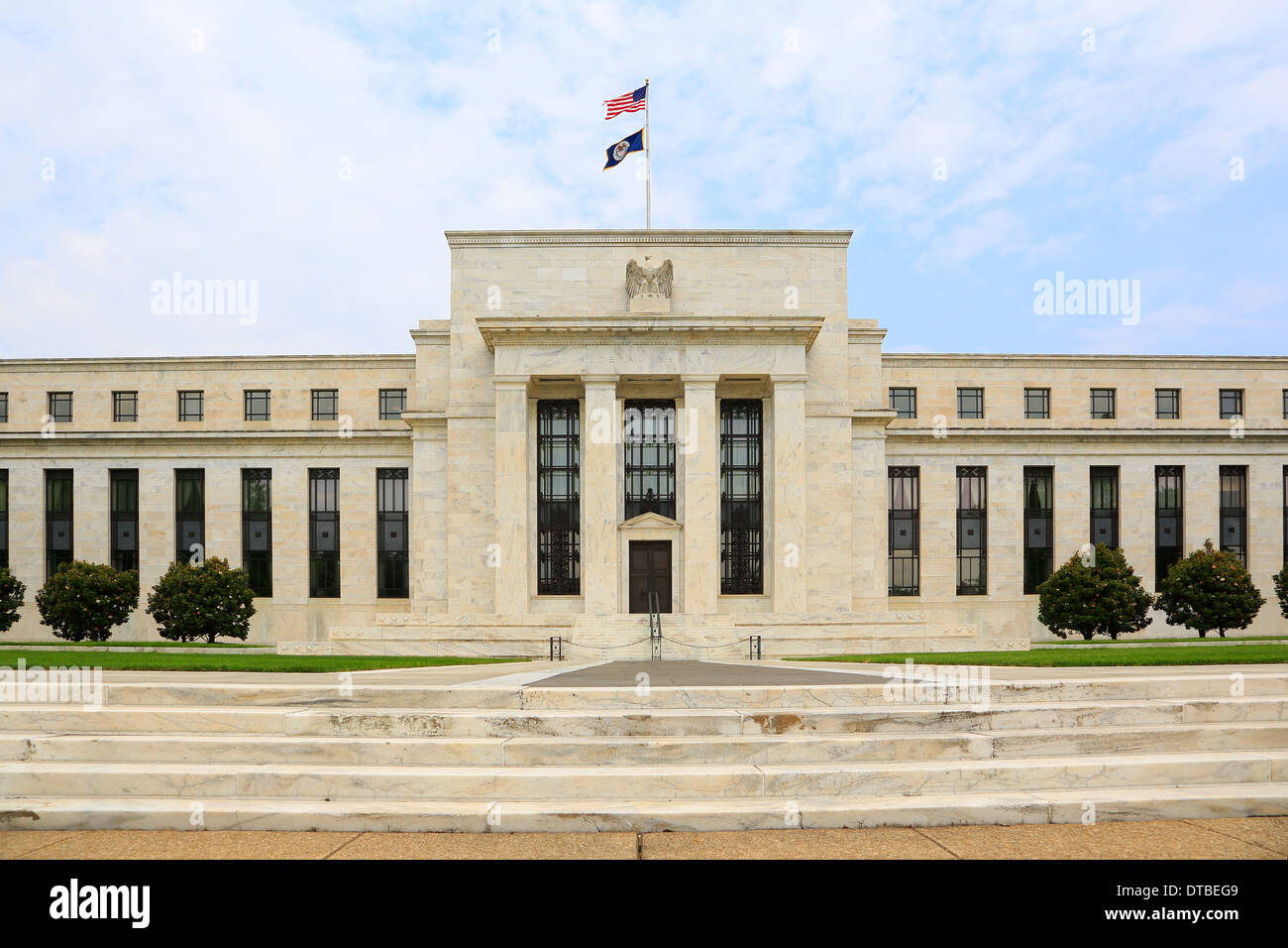 Federal reserve building in Washington DC, usa Foto Stock
