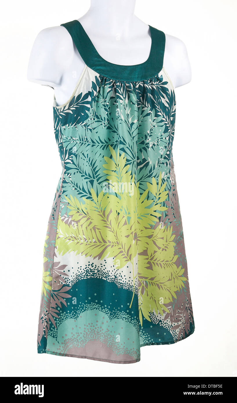 Womens modellato abiti estivi su un manichino. Foto Stock