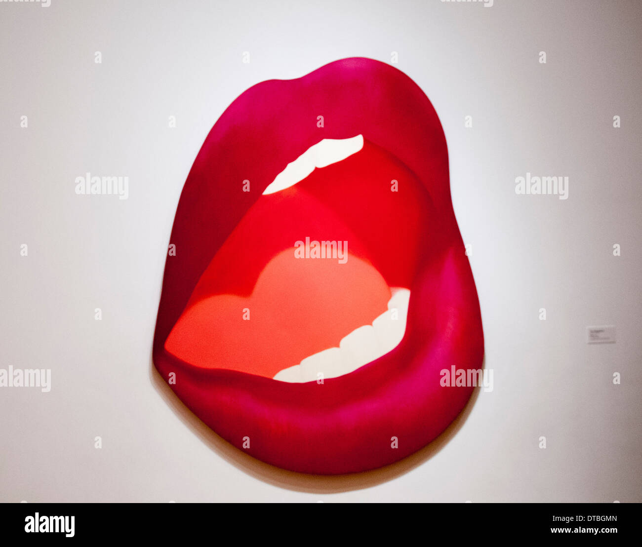 La bocca, 7 da Tom Wesselmann presso il Museo di Arte Moderna di New York  City STATI UNITI D'AMERICA Foto stock - Alamy