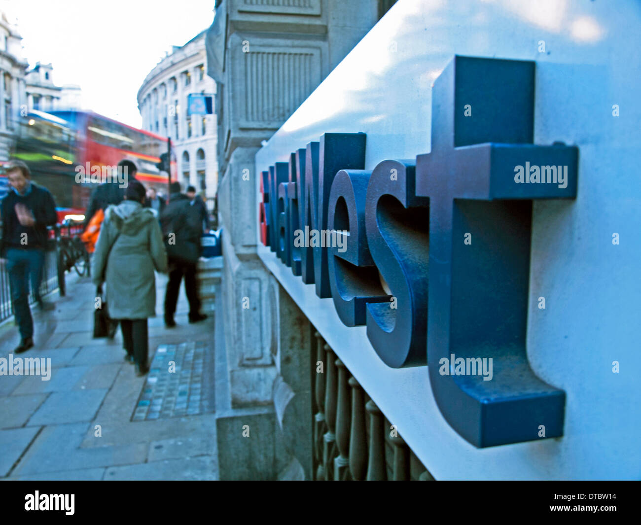 Natwest logo, City of London, Londra, Inghilterra, Regno Unito Foto Stock