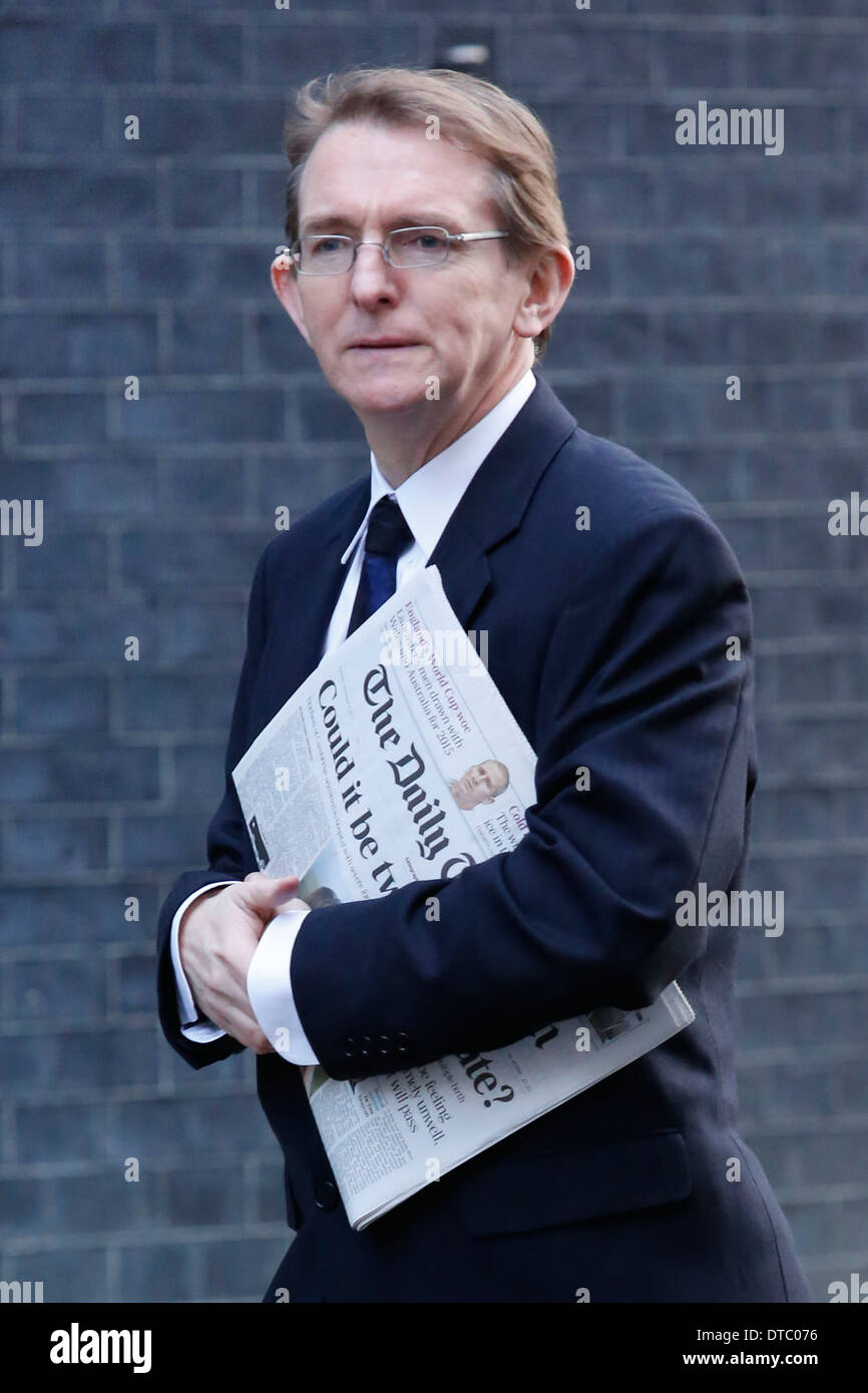 La Gran Bretagna hacking trail Leveson giornali britannici tabloid redattori media Foto Stock